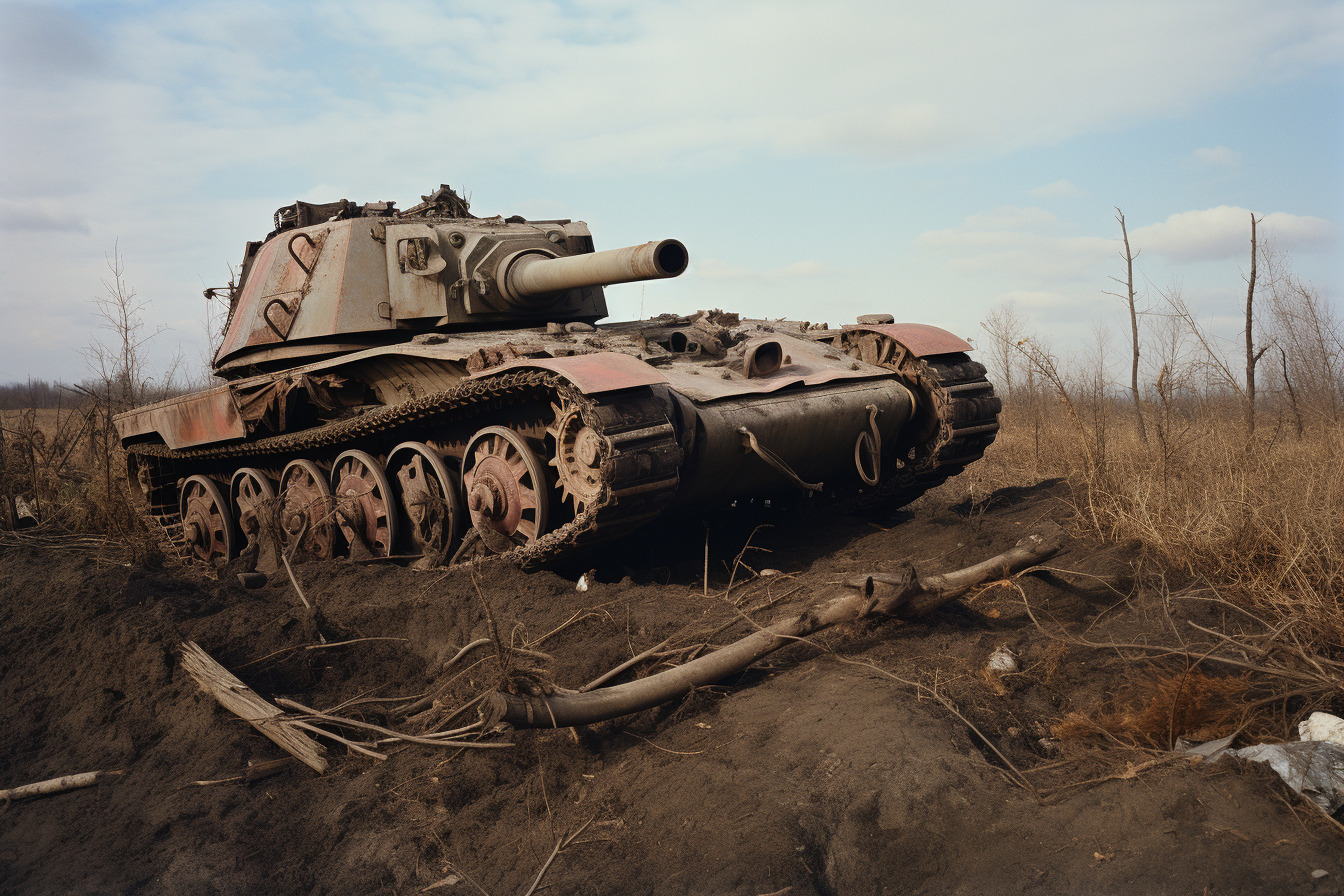 Midjourney Symbolbild russischer Panzer