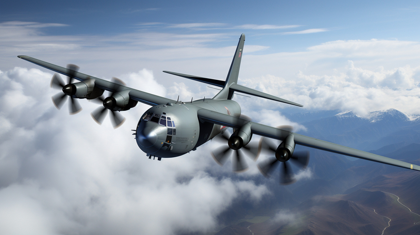 Midjourney-Symbolbild: Lockheed AC-130 „Gunship".